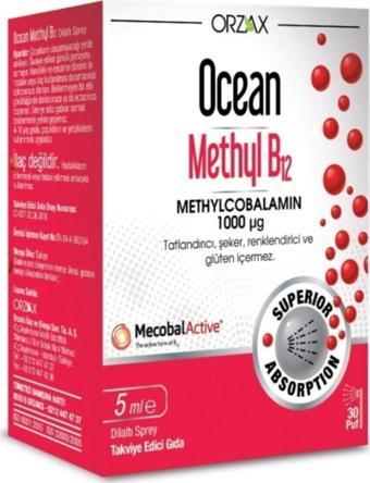 Ocean Methyl B12 1000 Mcgr Methylcobalamin 5 ml