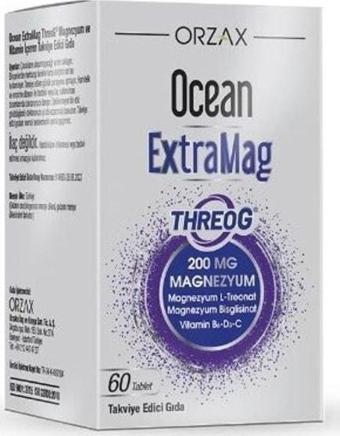 Ocean Extramag Threog Takviye Edici Gıda 60 Tablet