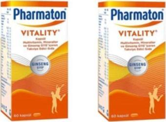 Pharmaton Vitality 60 Kapsül 2Adet