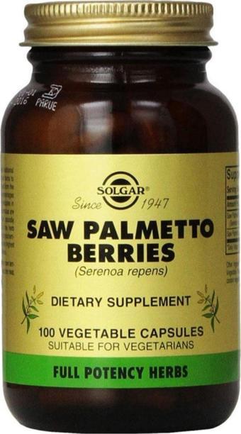 Solgar Saw Palmetto Berries 100 Kapsül