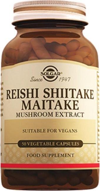 Solgar Reishi Shiitake Maitake Mushroom Extract (50 Kapsül)