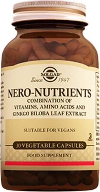 Solgar Nero Nutrients - 30 Kapsül