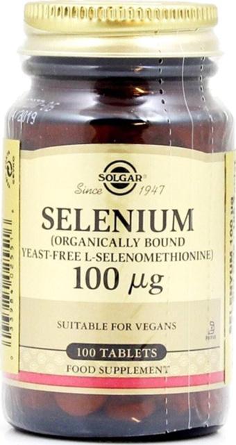 Solgar Selenium 100 Mcgr 100 Tablet