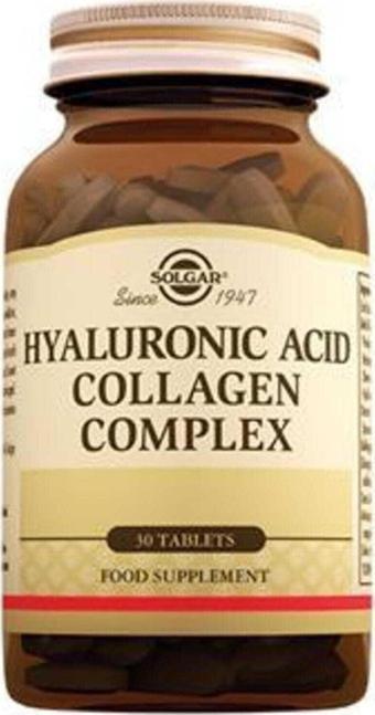 Solgar Hyaluronic Acid Collagen Complex 120 Mg 30 Tablet