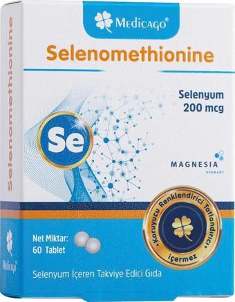 Medicago Selenomethionine Selenyum 200 Mcg 60 Tablet