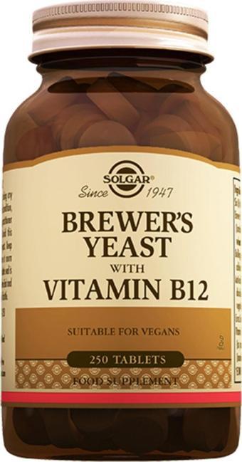 Solgar Brewer'S Yeast With Vitamin B12 250 Tablet