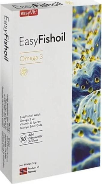 Easyfishoil Omega-3 Jel Tablet Yetişkin