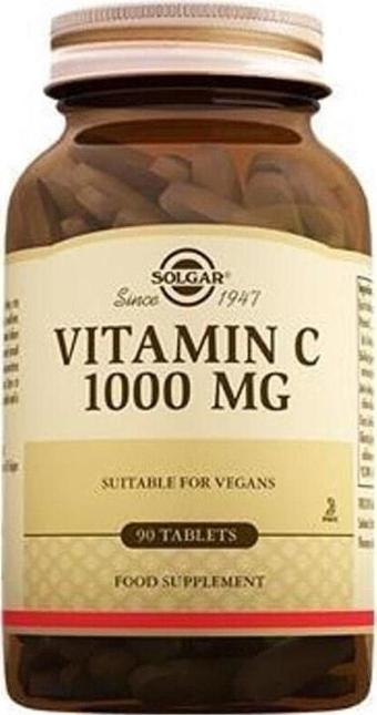 Solgar Vitamin C 1000 Mgr 90 Tablet