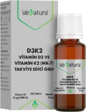 Venatura Vitamin D3K2 20 Ml