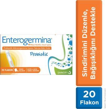 Enterogermina Aile 20 Flakon 4 Milyar Bacillus Clausii Sporu Içeren Probiyotik