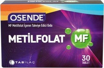 Tab İlaç Osende Metilfolat Mf 30 Tablet