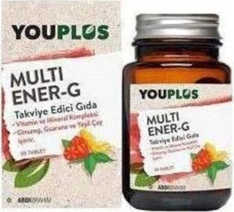 Youplus Energy 12 Vitamin 8 Mineral Ginseng 30 Tablet