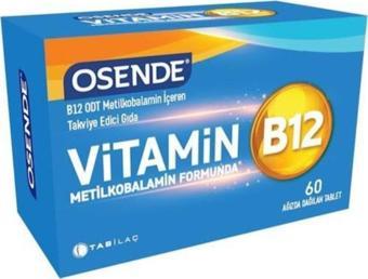 Tab İlaç Osende Vitamin B12 60 Tablet