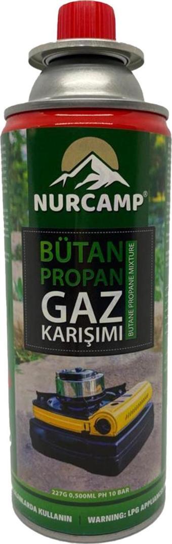 Nurcamp Bütan Propan Gaz Kartuşu 227Gr