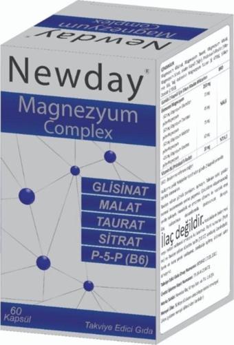 Newday Magrnezyum Complex 60 Kapsül