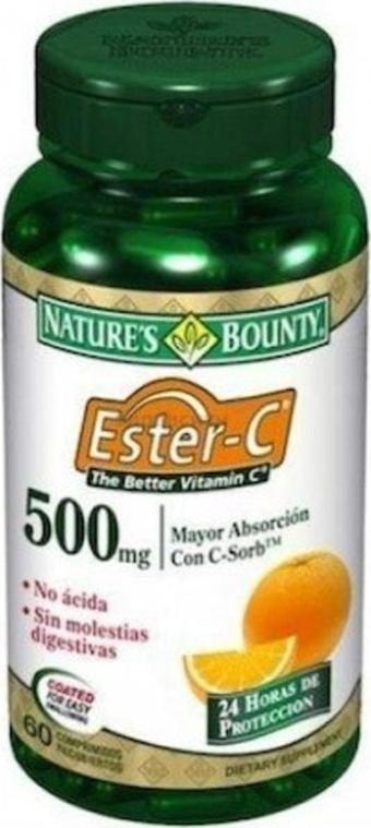 Nature'S Bounty Ester C 500 Mg 60 Tablet