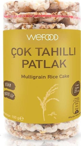 Wefood Çok Tahıllı Patlak 100 gr 3'lü