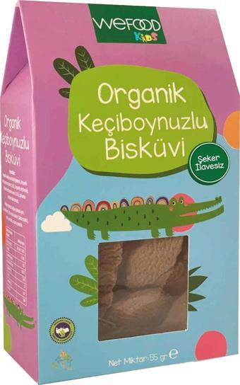 Wefood Kids Organik Keçiboynuzlu Bisküvi 55 gr 5'li