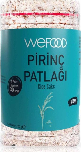 Wefood Pirinç Patlağı 100 gr 3'lü