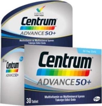 Gsk Centrum Advance 50 Yaş Üstü 30 Tablet