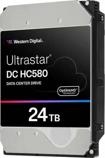 Wd Ultrastar 3.5 inc 24TB 7200RPM 512MB HC580 0F62796 WUH722424ALE6L4 Sabit Disk(5 Yıl Garantili)