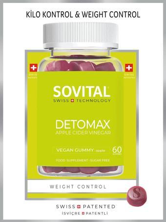 SOVITAL Sovıtal Detomax Enerji Sağlık Detoks Vegan Gummy 60'lı