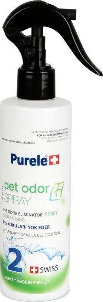 Purele Pet Odor Kedi Köpek Kötü Koku Giderici Sprey 250 ml