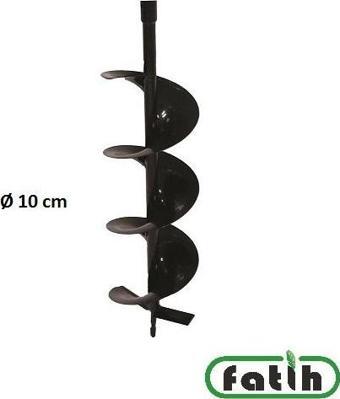 Toprak Burgu Yedek Uç Ø10 x 80 cm Çift Bıçak
