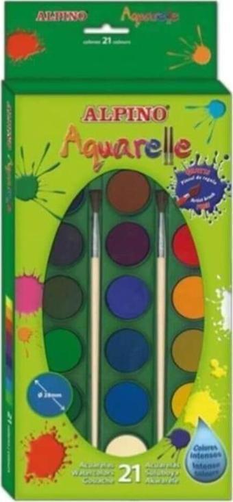 Alpino Aquarelle Sulu Boya 21 Renk Sulu Boya