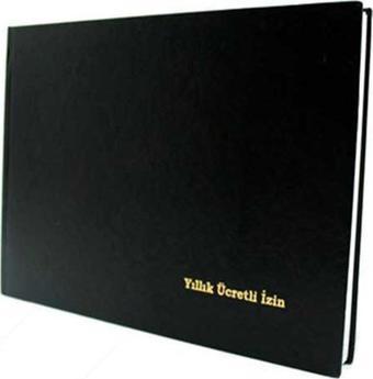 Dilman Yıllık Ücretli İzin Defteri Ciltli 96 Yaprak Yıllık Ücretli İzin Defteri 20 x 28 CM