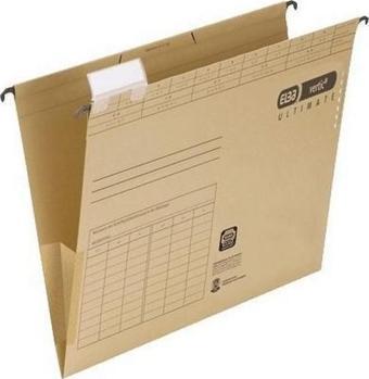 Elba Askılı Telli Dosya Vertic Kraft Körüklü Askılı Dosya (25 Li Paket)