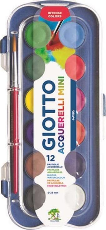 Giotto Sulu Boya Acquarell Blocks 23 mm 12 Renk Sulu Boya