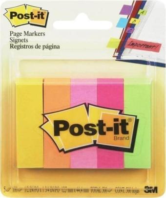Post-it İndeks 100 Yaprak 15x50 Fosforlu 5 Renk 670-5