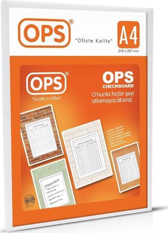 Ops Afiş Taşıyıcı A4 Duvar Tipi Afiş Taşıyıcı 210 x 297 MM