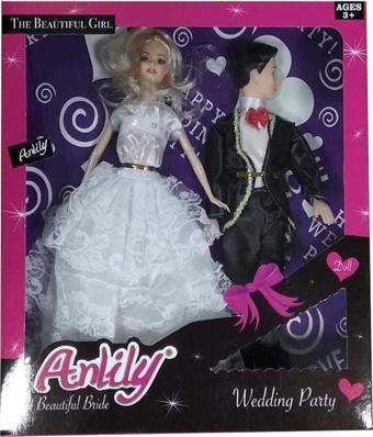 Oydaş Kutulu Anlily Gelin Damat Bebek Set