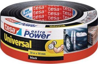 Tesa Bant Power Extra Güçlü Çok Amaçlı Siyah Extra Power Çok Amaçlı Bant 50 mm x 50 Metre