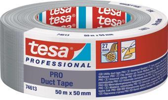Tesa PE Kaplı Duct Bant 27 Mesh Gri 50 MM x 50 Metre