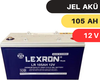 LEXRON 105A 12V JEL AKÜ