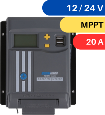 Lexron 20 Amper 12V -24V Mppt Solar Şarj Kontrol Cihazı 20A