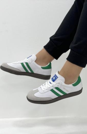 Kadın Bej Beyaz Ortopedik Taban Sneaker Günlük Spor Ayakkabı 031 SLZ00047