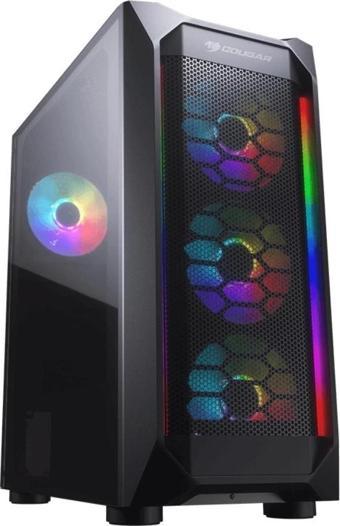 Cougar MX410 MESH-G-RGB 650W 80+ ATX Mid-Tower Gaming Kasa (CGR-5VM6B-MESH-G-RGB)