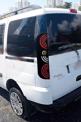 Doblo 2007-2009 İçin özel yeni uyumlu Aksesuar Oto Led Görünüm Stop Kaplama