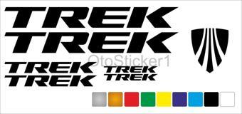 Trek Bisiklet Kadro Sticker Set Premium Kalite