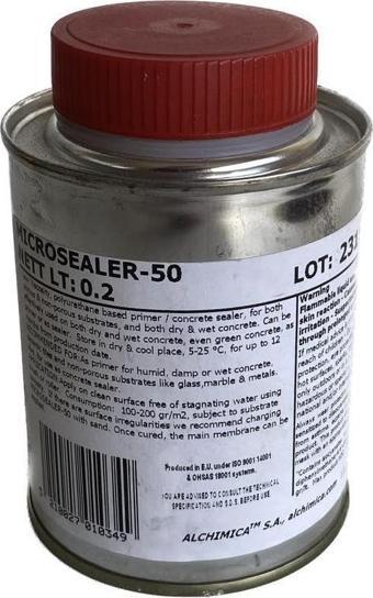 Alchimica MicroSealer 50 Poliüretan Esaslı Astar 0,2 Lt