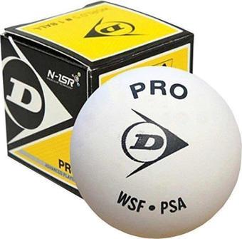 Dunlop N1-SR Pro Squash Topu Beyaz 1 Adet 12X1BBX