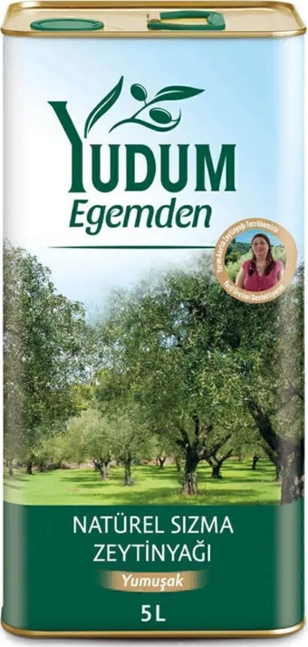 Yudum Egemden Yumuşak Lezzet 5 Lt Sızma Zeytinyağı Teneke