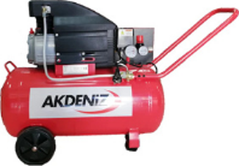 Akdeniz 2 HP 8 Bar Yağlı Hava Kompresörü 50 L