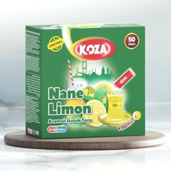 Koza Tek İçimlik Nane Limon Aromalı Toz İçecek 50'li