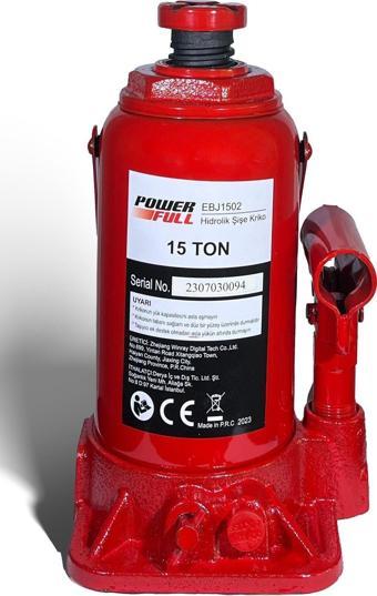 POWERFULL 15 Ton Hidrolik Şişe Kriko