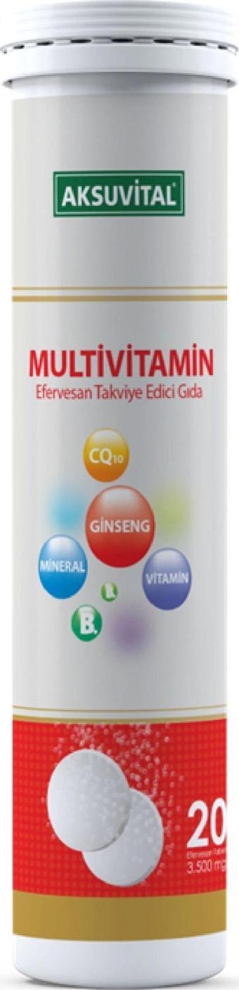 Aksu Vital Multivitamin Efervesan